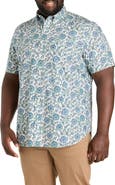 Brooks Brothers Big & Tall  Floral Print Sport Shirt