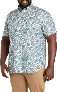Brooks Brothers Big & Tall  Floral Print Sport Shirt