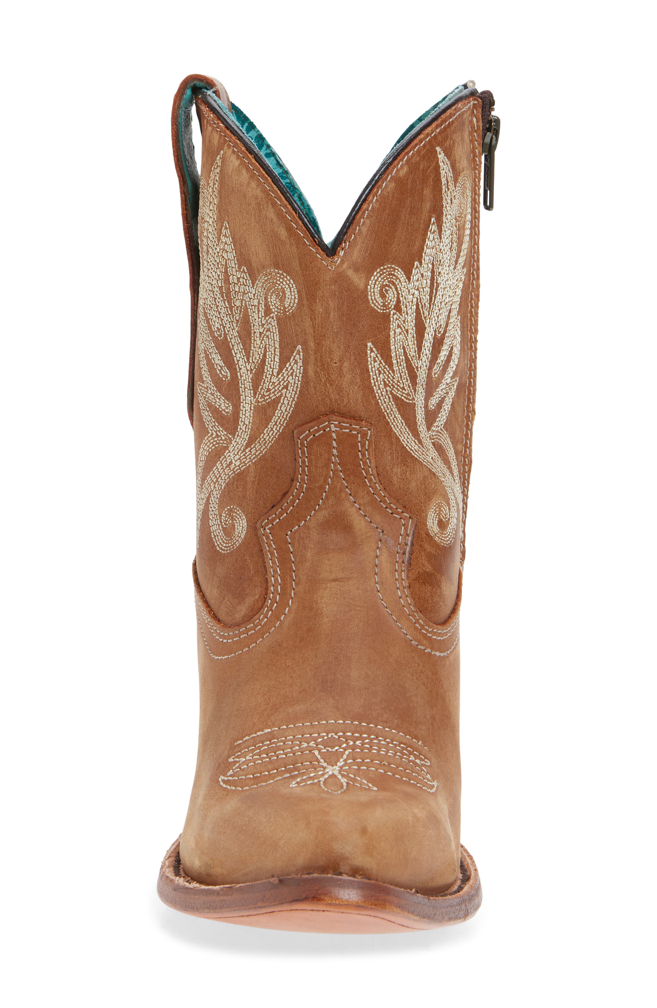 CORRAL Embroidered Western Boot, Alternate, color, Golden