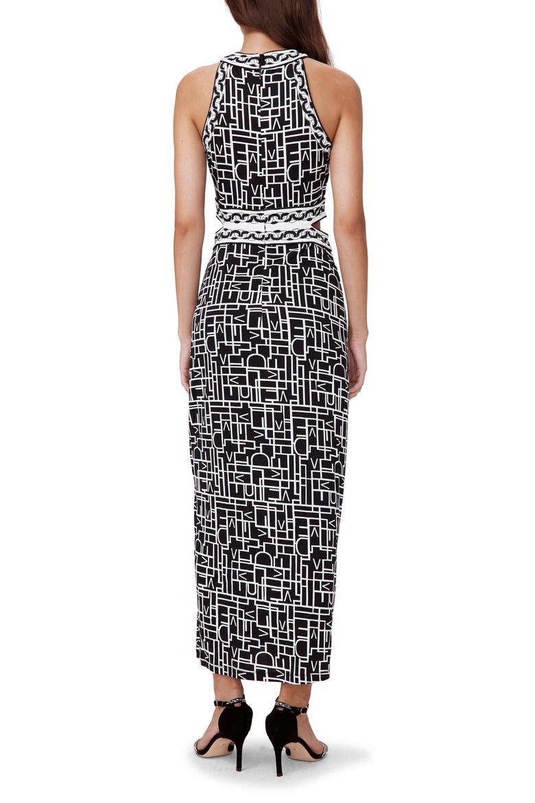Zeus Logo Print Dress, Alternate, color, LOGO LOVE BLACK/CHAIN