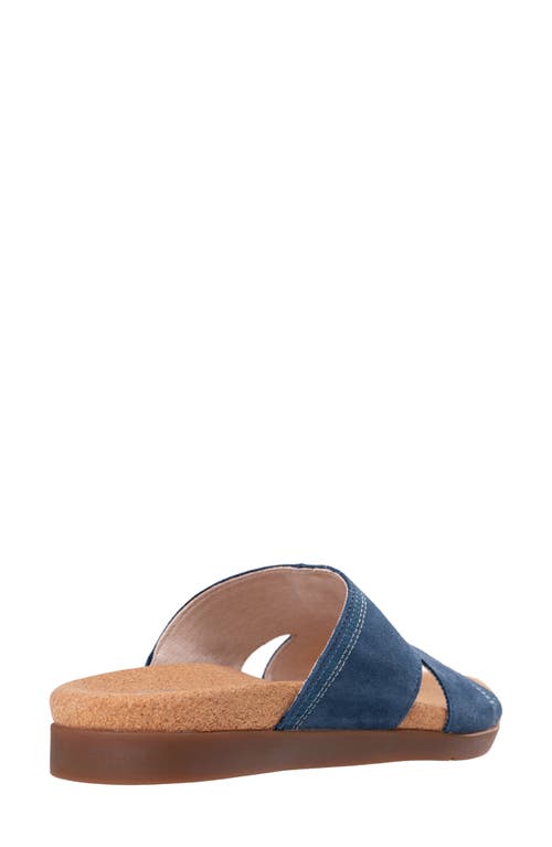Revitalign Palmetto Slide Sandal In Marine Blue
