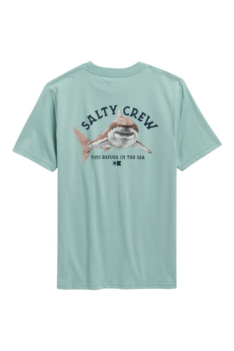 Kids' Lurking Cotton Graphic T-Shirt, Alternate, color, MACKEREL