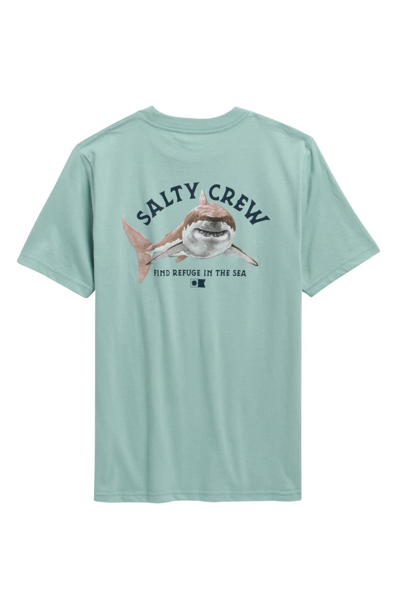 Salty Crew Kids' Lurking Cotton Graphic T-Shirt, Alternate, color, Mackerel