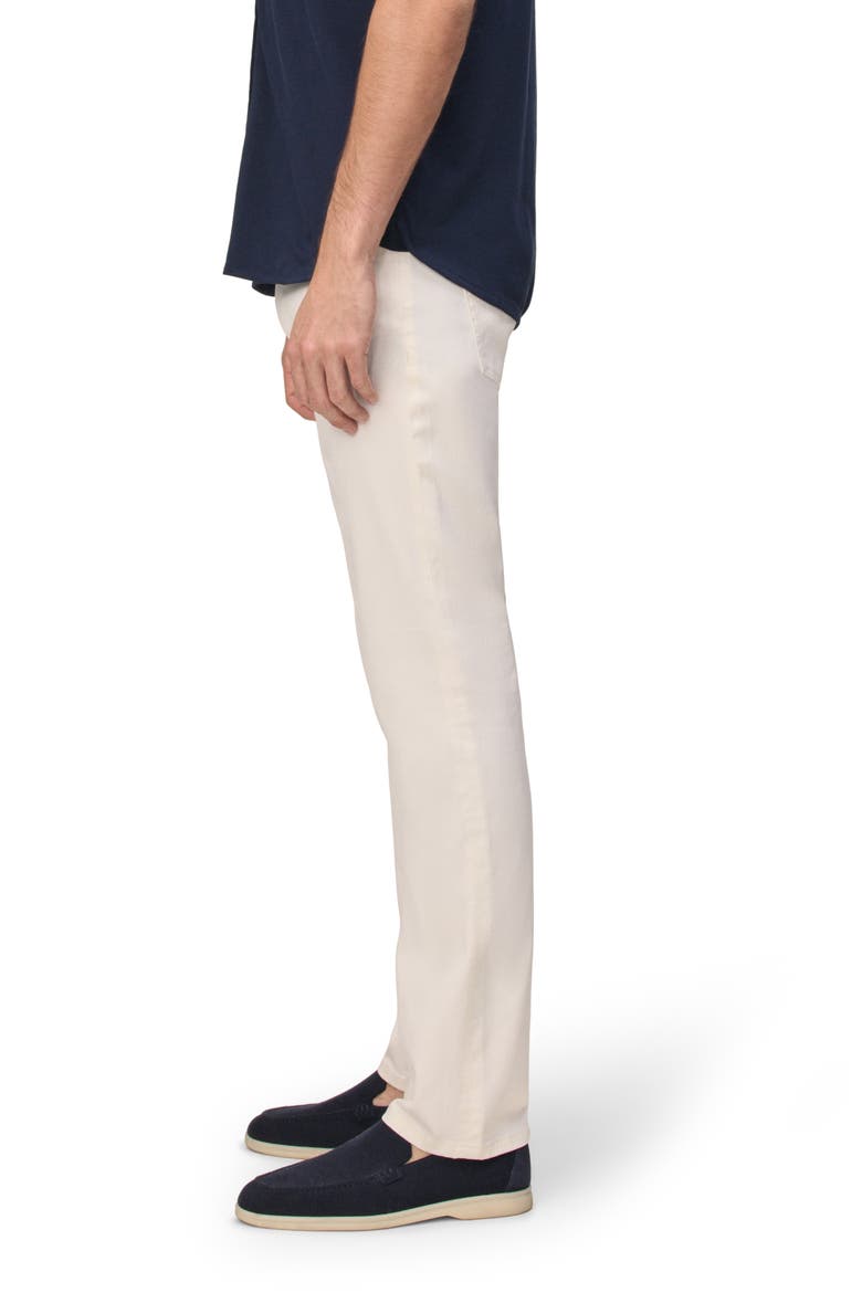 AMS Slim Fit Twill Pants, Alternate, color, BLANC