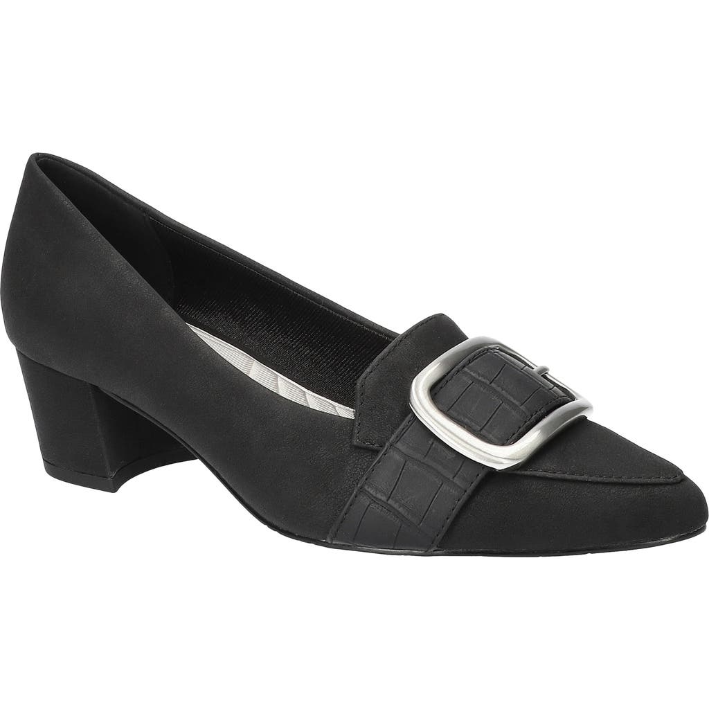 Easy Street Amber Pointed Toe Pump In Black