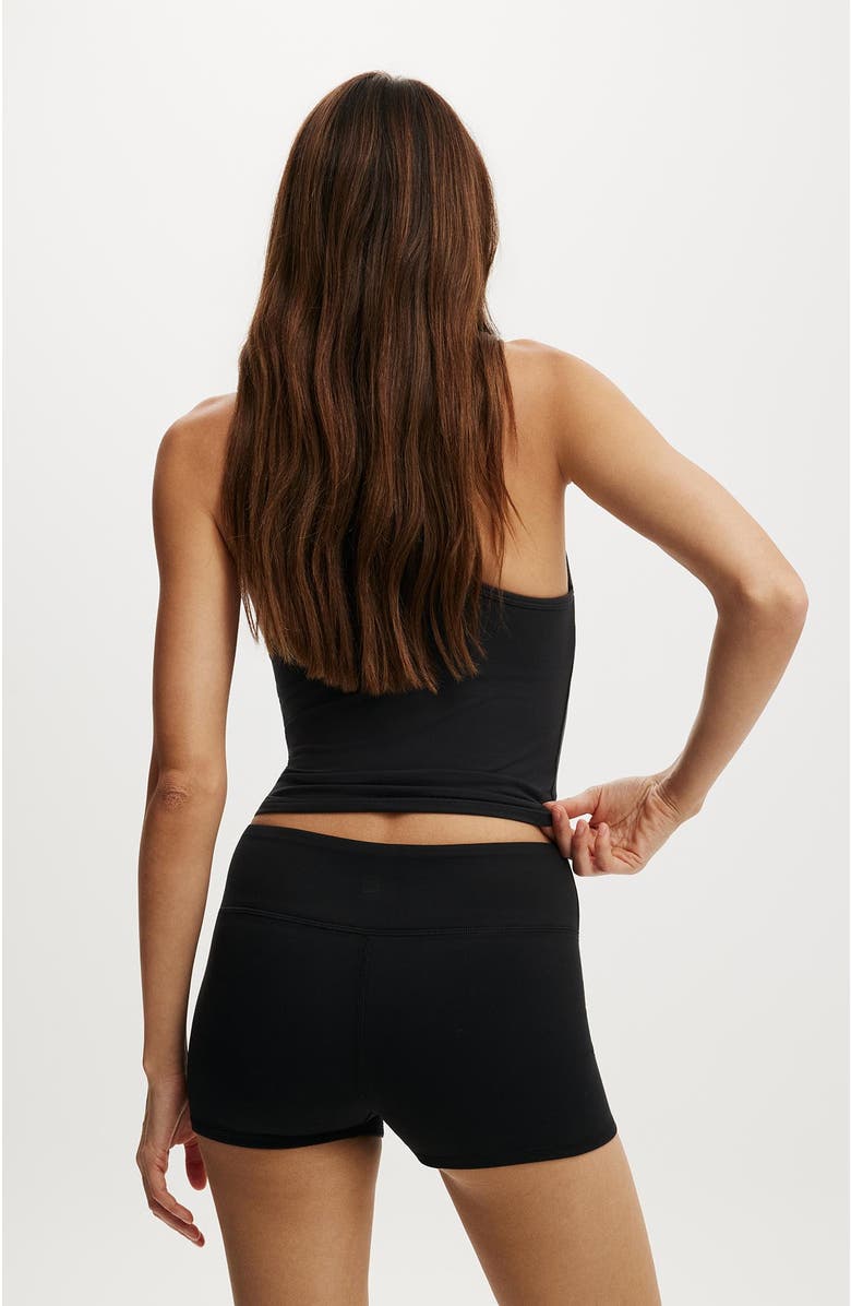 COTTON ON BODY Women's Active Ultra Soft Micro Shortie Short, Alternate, color, Black