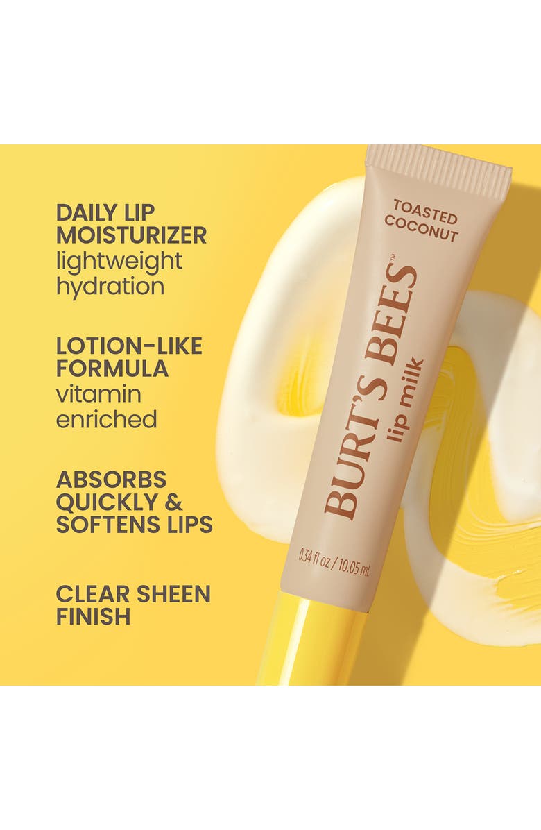 Burt's Bees Toasted Coconut Lip Milk, Alternate, color, 