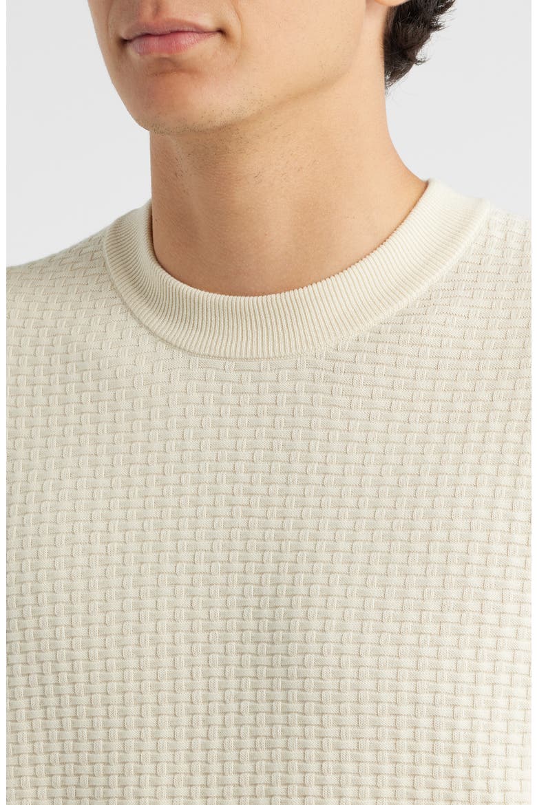 Imberto Textured Sweater, Alternate, color, OPEN WHITE