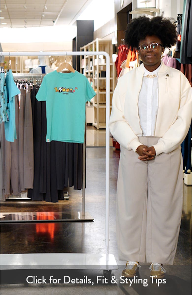 Kids' Munday Jungle Cotton Graphic T-Shirt, sales video thumbnail