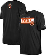 New Era Men's New Era  Black Cincinnati Bengals 3rd Down High Density Print T-Shirt