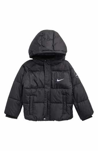 Kids' Mixed Media Puffer Jacket