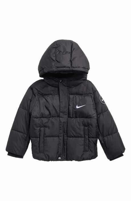 Kids' Mixed Media Puffer Jacket