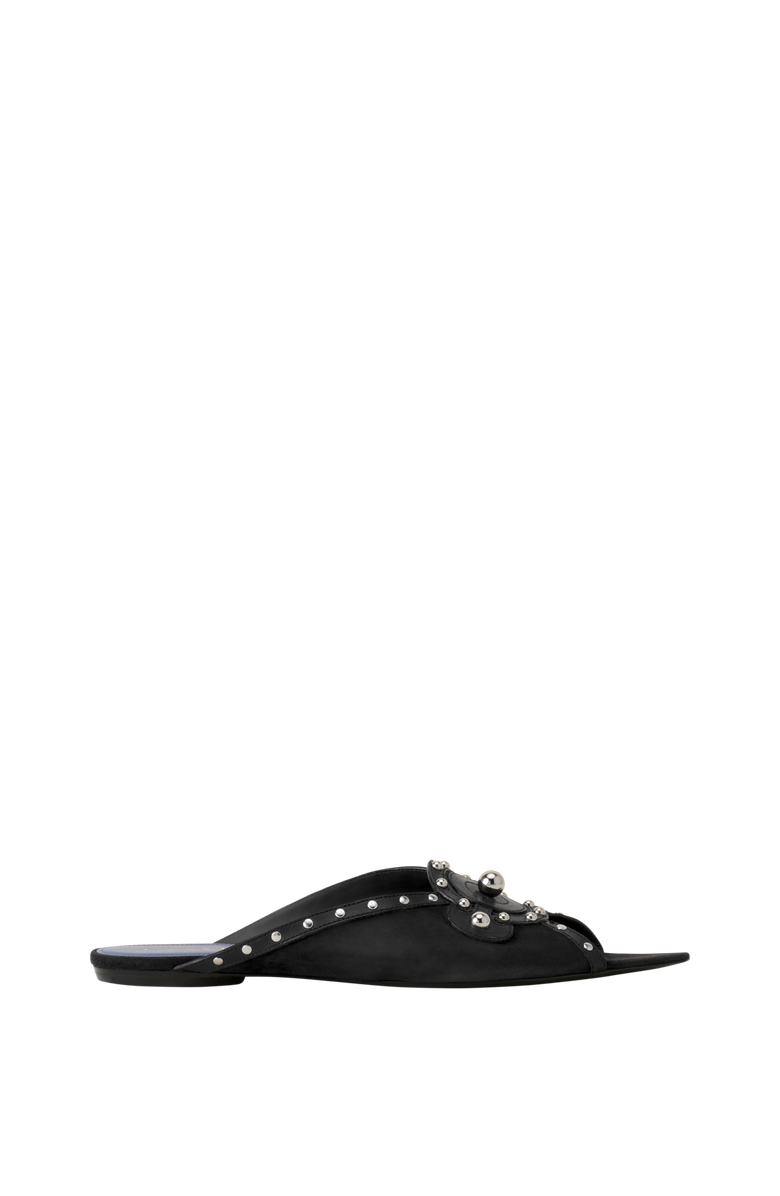 Lanvin Eclipse Arch Flat Mule, Main, color, Black