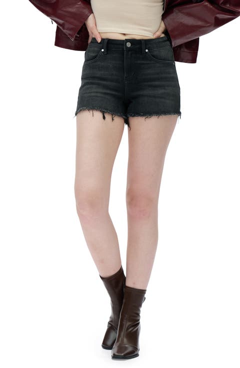 Mid Rise Cutoff Shorts