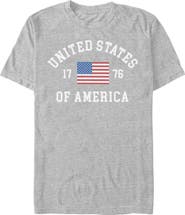 Lost Gods Men's United States of America 1776 Flag T-Shirt