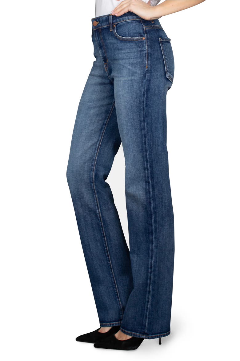 Cali High Rise Straight Leg Jeans, Alternate, color, Fever