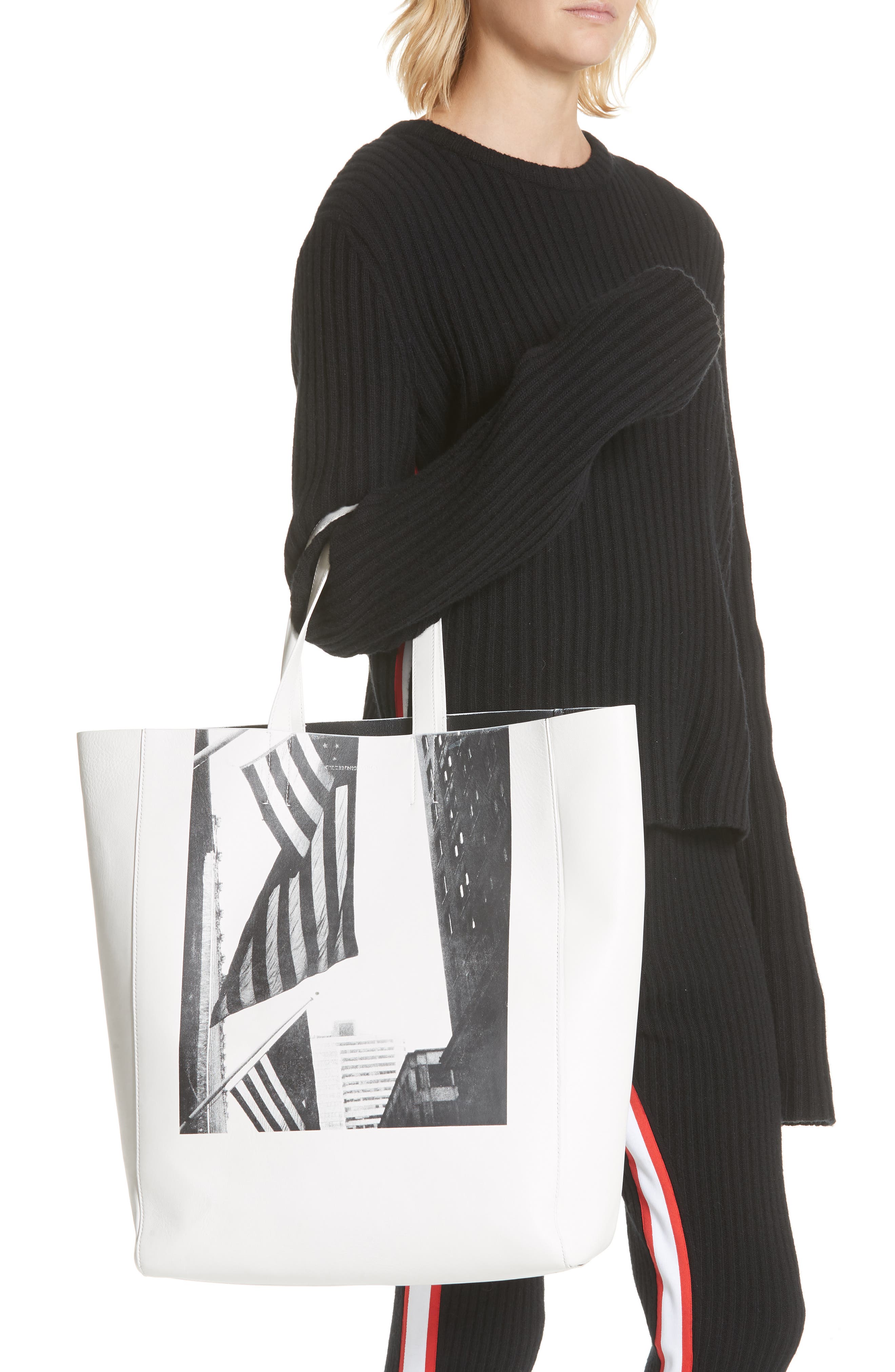 CALVIN KLEIN 205W39NYC x Andy Warhol Foundation American Flag, Alternate, color, 