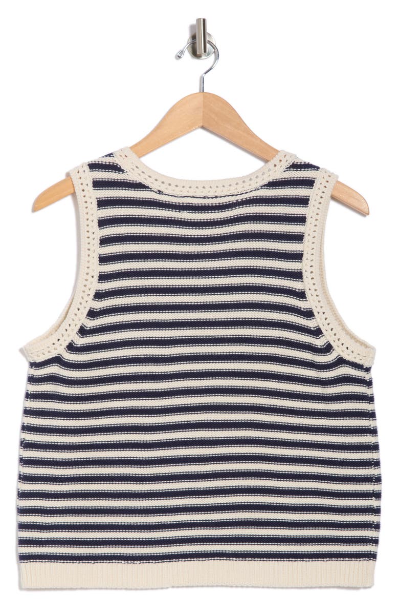 Lucky Brand Stripe Cotton Tank, Alternate, color,