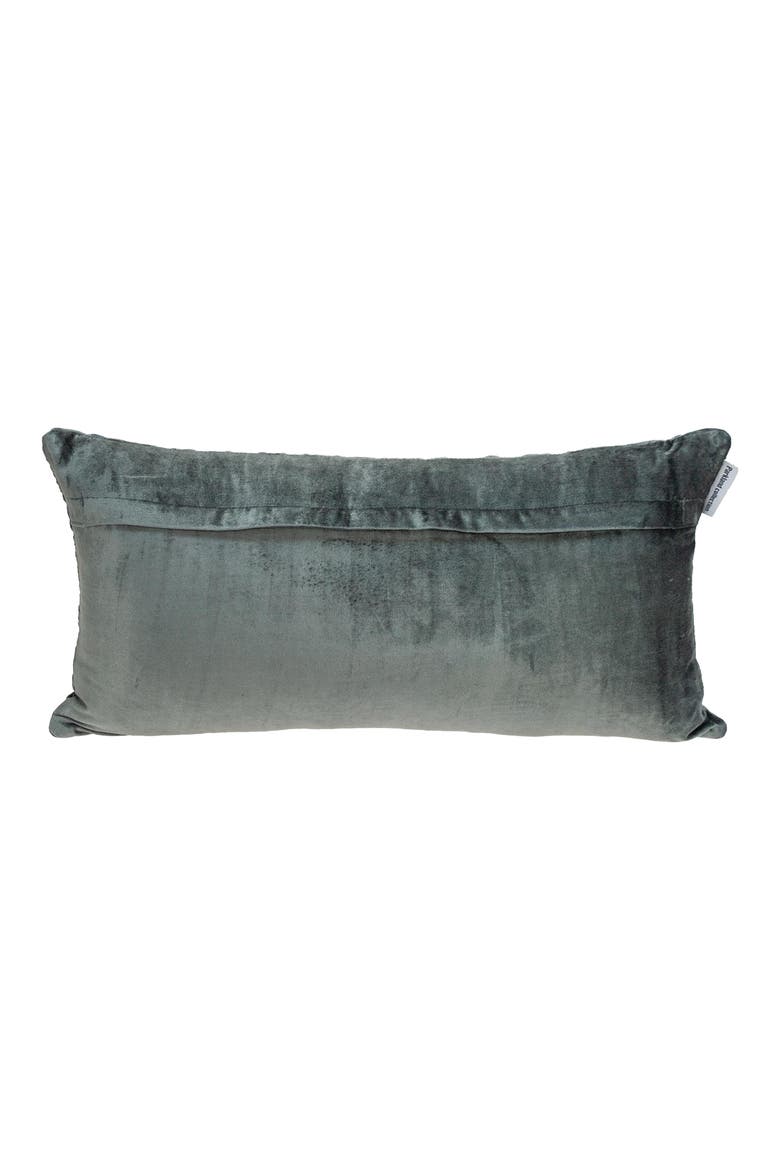Sora Quilted Throw Pillow, Alternate, color, CHARCOAL