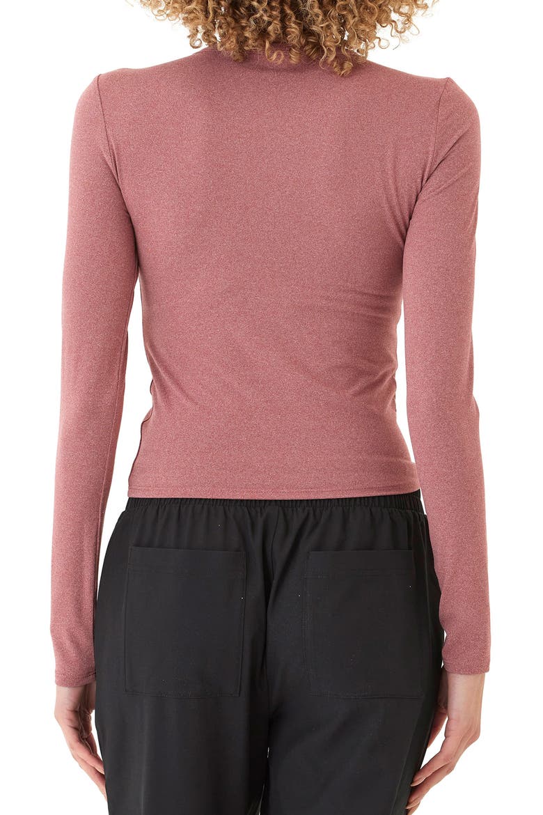 Alice Luxe Jersey T-Shirt, Alternate, color, HEATHER CARNELIAN