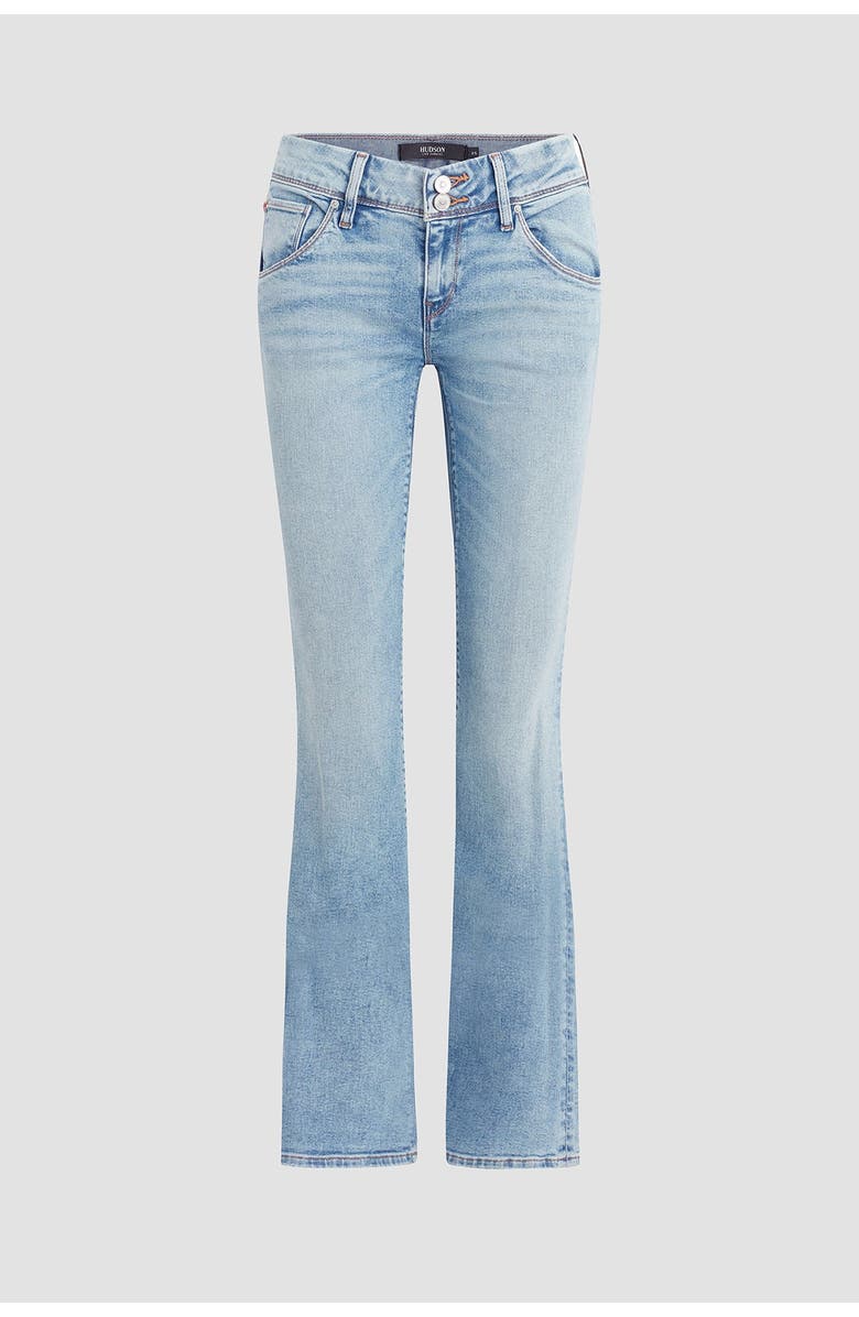 Hudson Jeans Beth Mid Rise Bootcut, Alternate, color, Motion