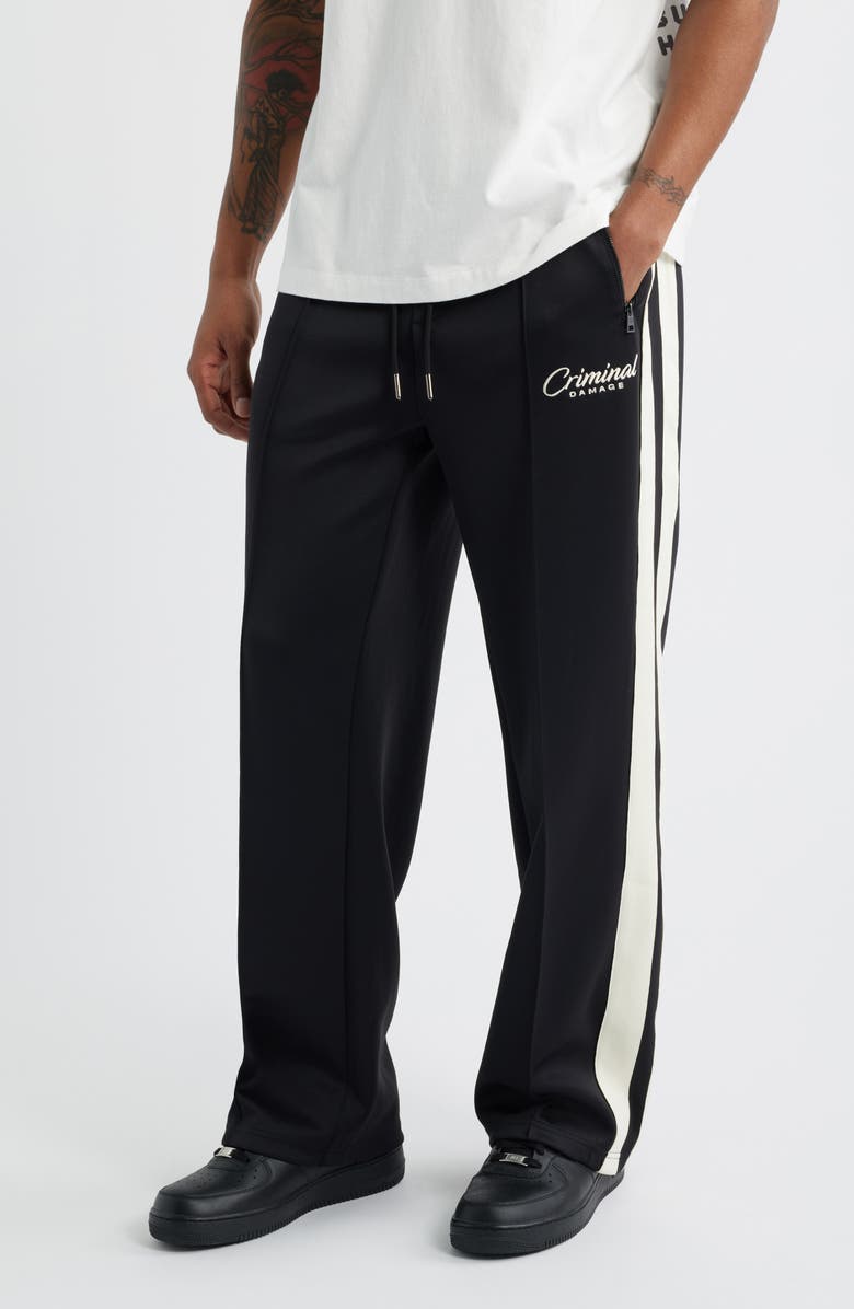CRIMINAL DAMAGE Raised Seam Track Pants, Main, color, 