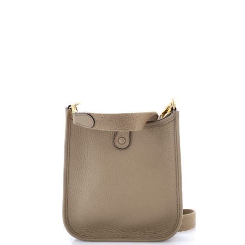 Pre-owned Hermes Hermes Evelyne Bag Gen Iii Clemence Tpm In Brown