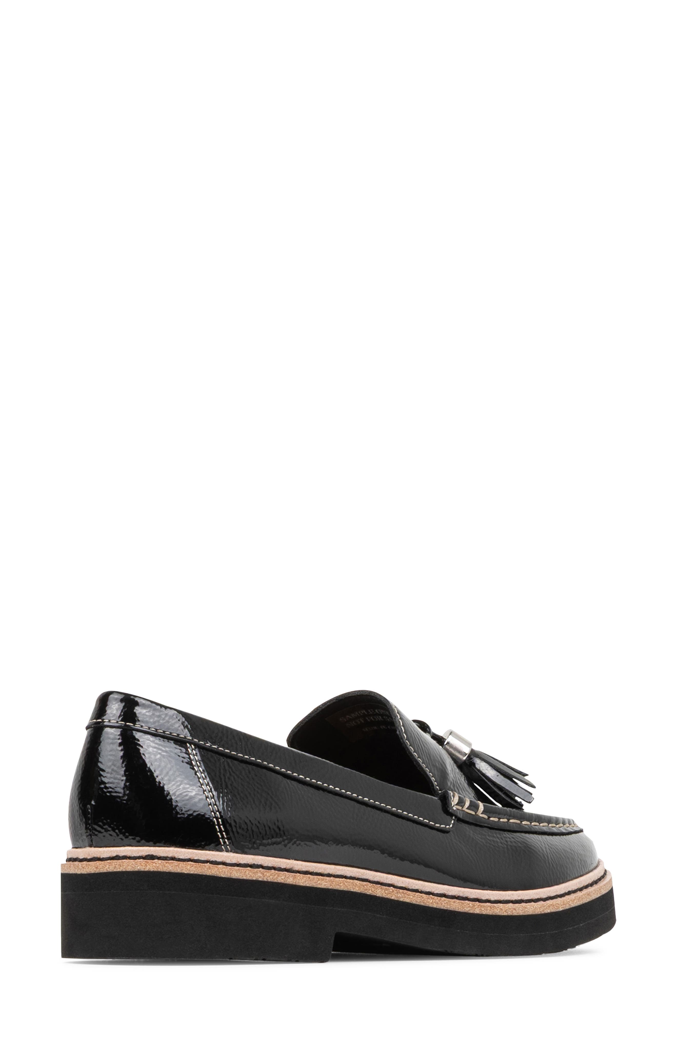 Lovell Tassel Loafer, Alternate, color, BLACK