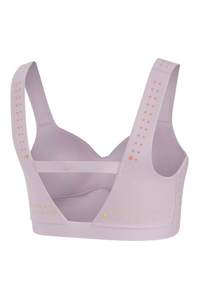Motion Adapt Neon Stud Sports Bra, Alternate, color, PURPLE