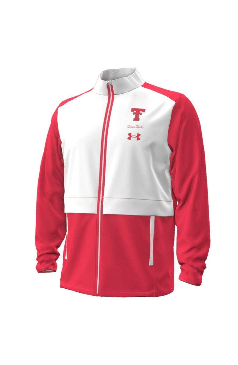 Under Armour Men's Under Armour  Red Texas Tech Red Raiders Throwback Double T Full-Zip Jacket, Alternate, color, Red