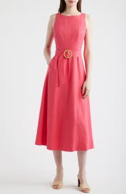 Eliza J Sleeveless Midi Dress