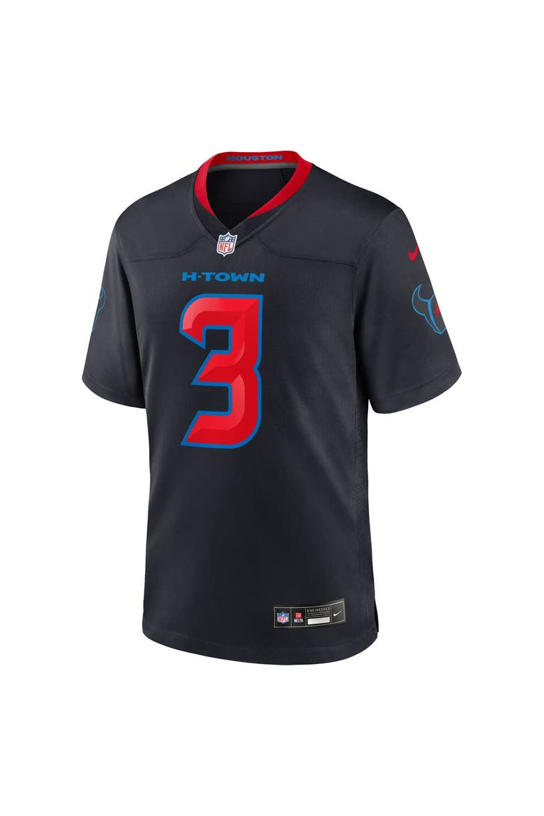 Men's Nike Tank Dell  Navy Houston Texans 2nd Alternate Game Jersey, Alternate, color, Navy
