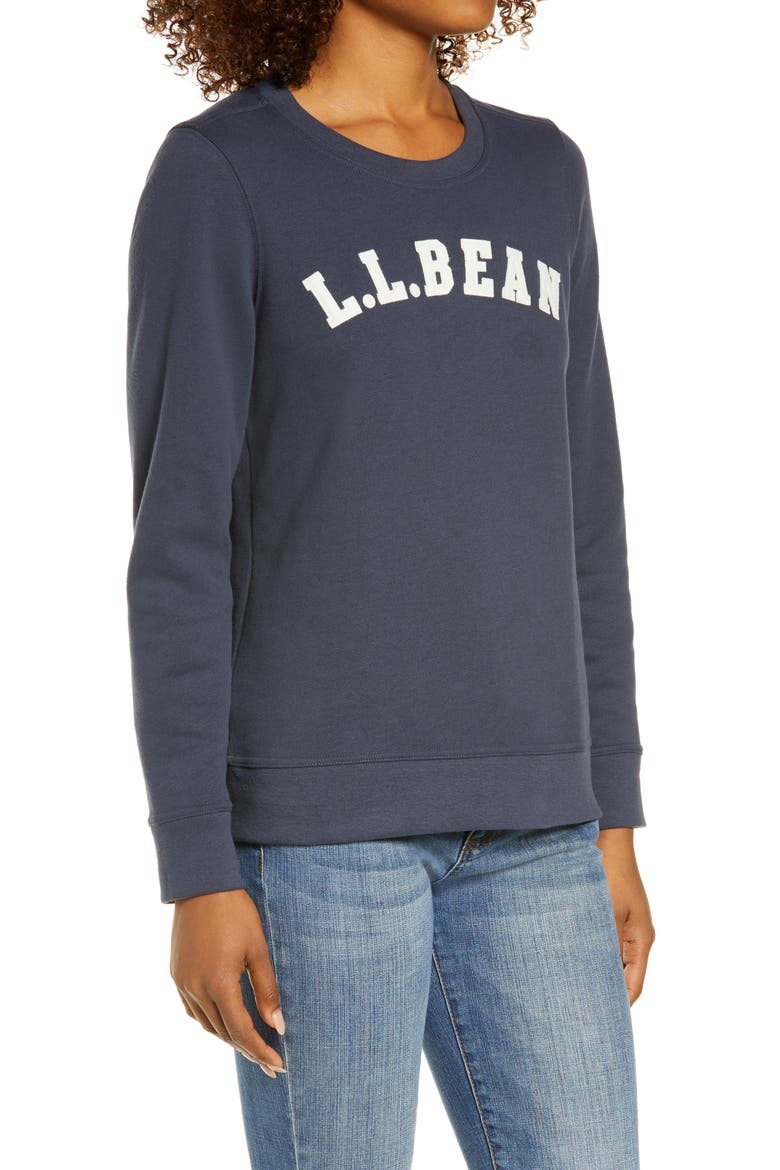 1912 Appliqué Logo Sweatshirt, Alternate, color, CARBON NAVY COLLEGIATE LOGO