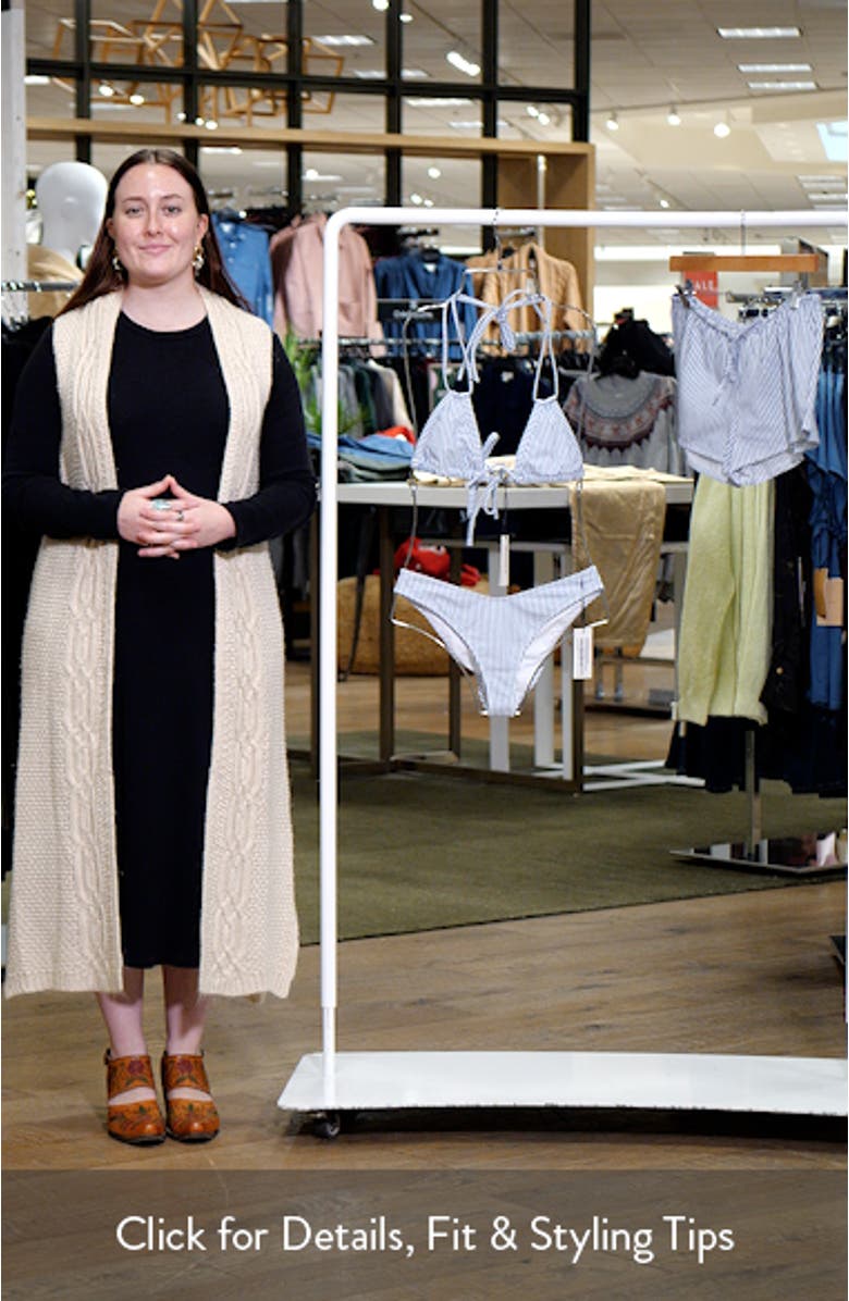 Lulu Stripe Bikini Bottoms, sales video thumbnail