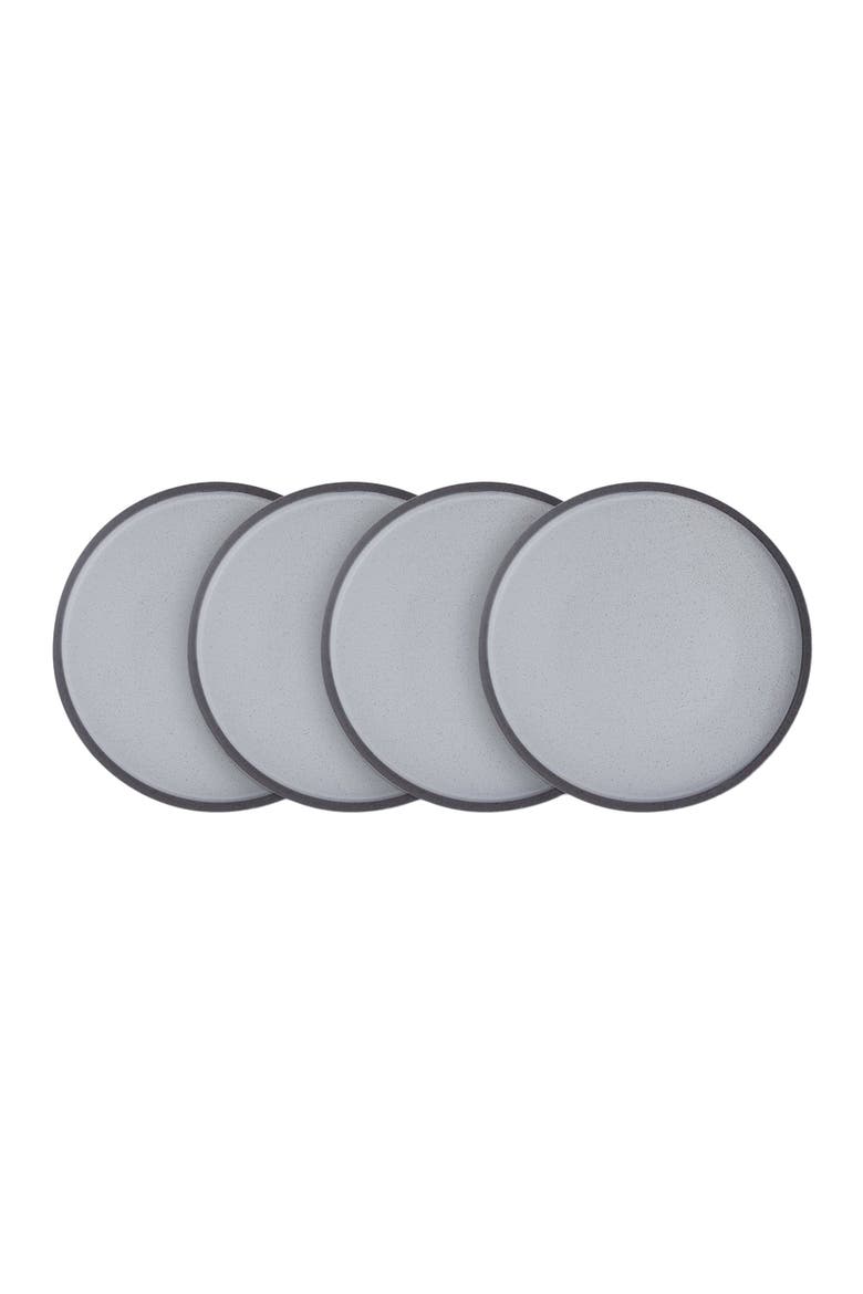 Tina Stoneware 4-Piece Salad Plate, Main, color, Blue and Gray