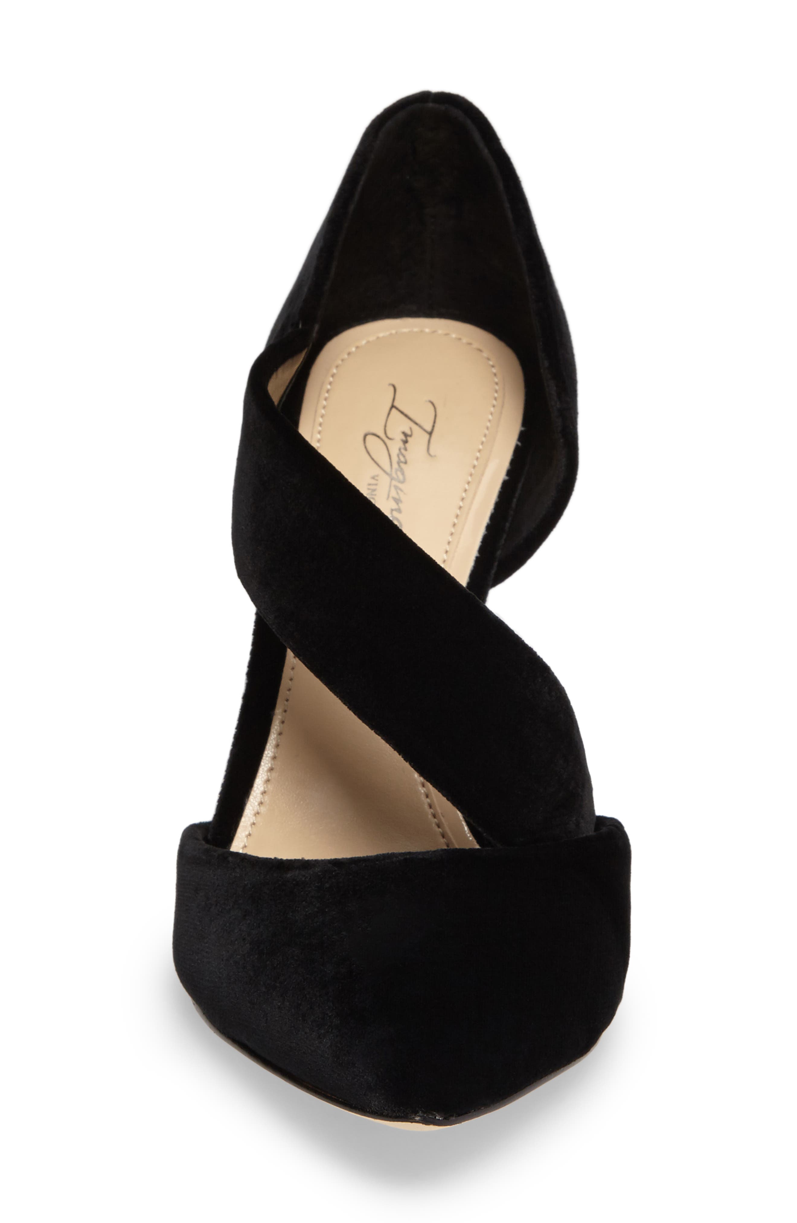 Imagine by Vince Camuto Oya Asymmetrical Pointy Toe Pump, Alternate, color, 