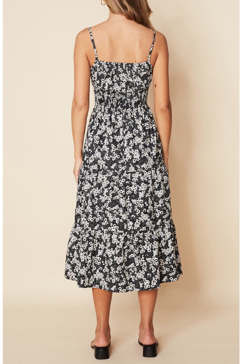 Canyon Polka Dot Tiered Sundress, Alternate, color, FIORELLA FLORAL PRINT