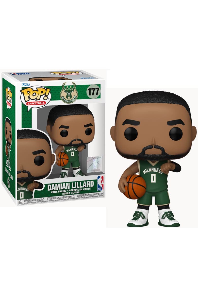 Damian Lillard (Milwaukee Bucks) Funko Pop! NBA Series 12, Main, color, Green