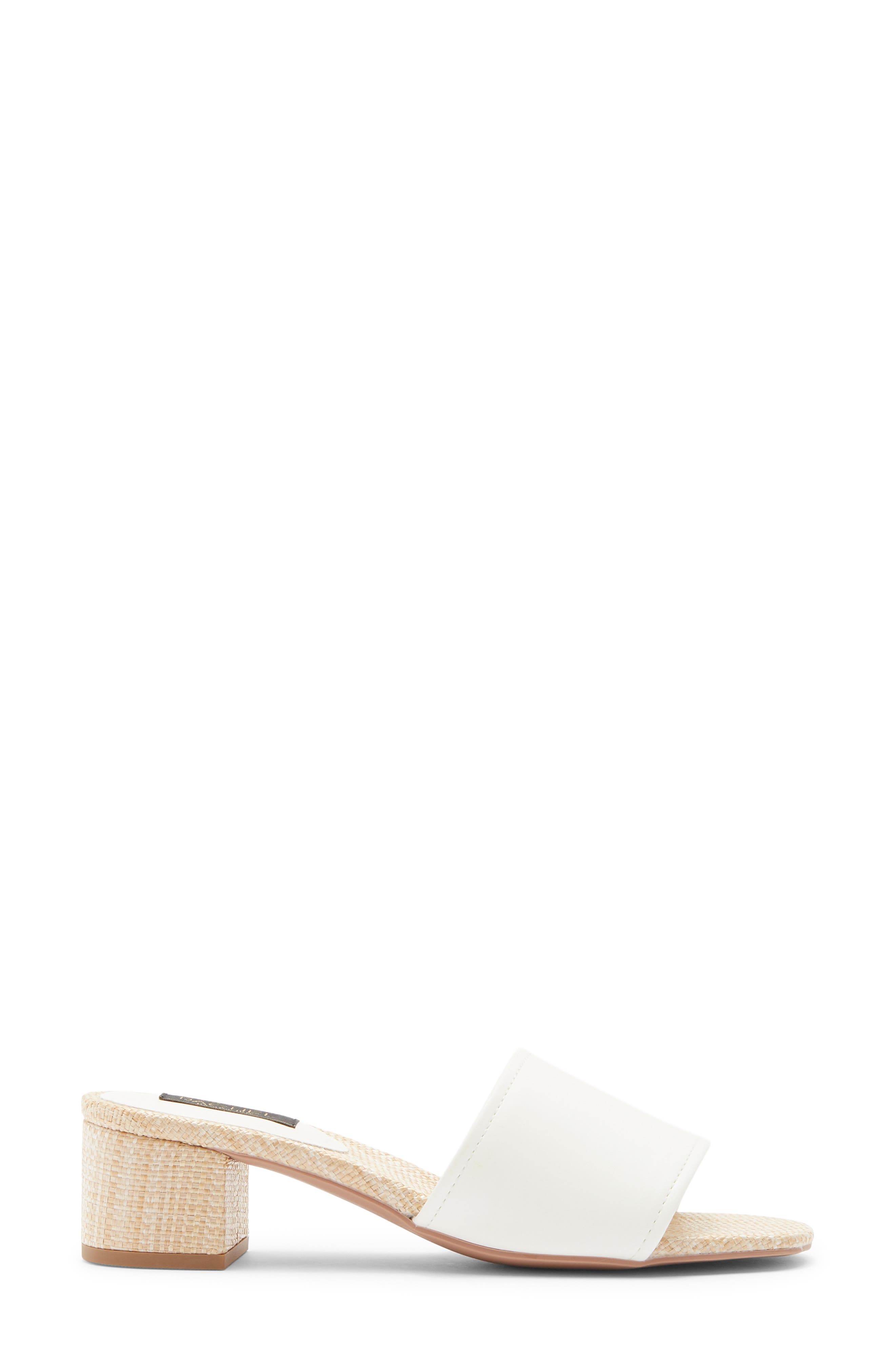 Curacao Slide Sandal, Alternate, color, WHITE