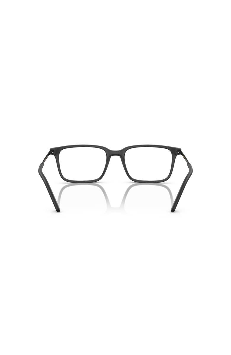 Dolce&Gabbana 55mm Rectangle optical glasses, Alternate, color, Black