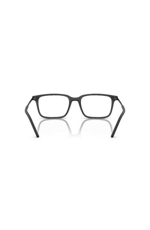 Dolce & Gabbana Dolce&gabbana 55mm Rectangle Optical Glasses In Black