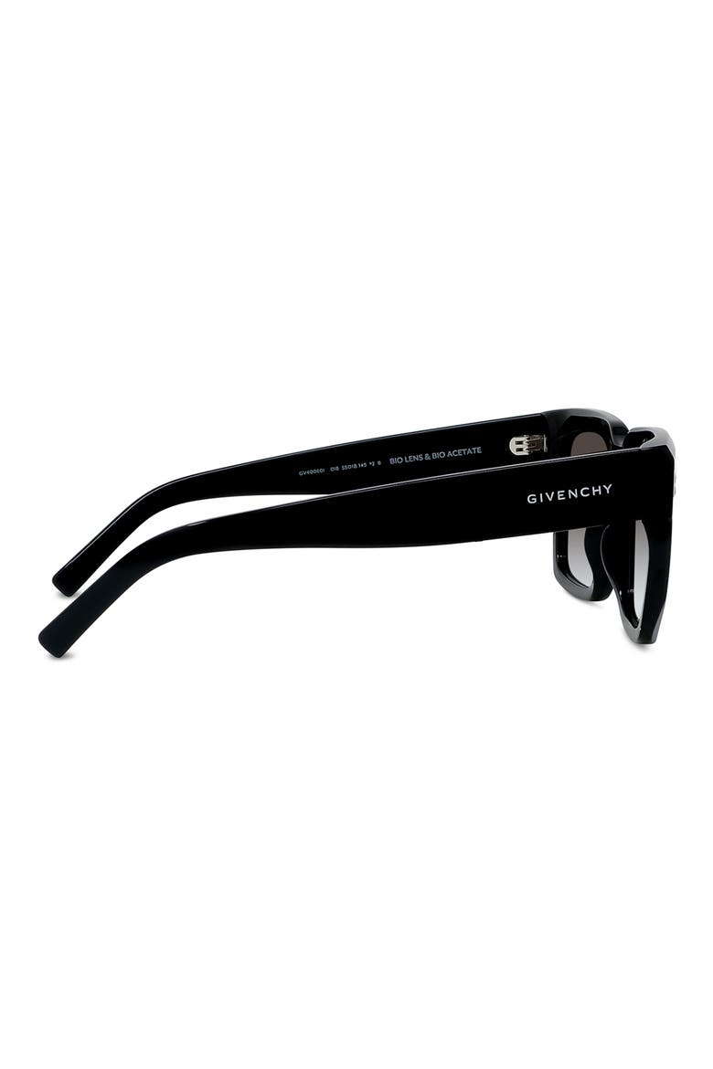 GV Day Square Sunglasses, Alternate, color, SHINY BLACK / GRADIENT SMOKE