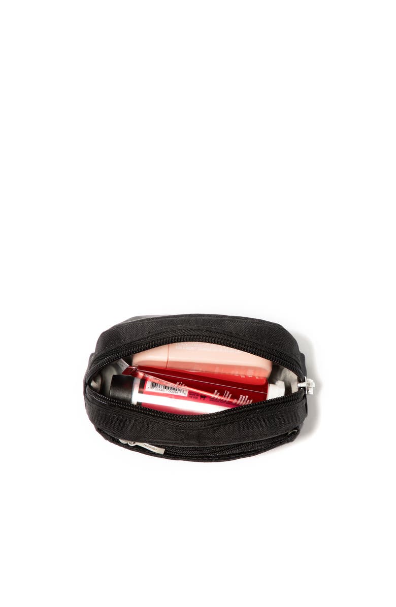 BAGGALLINI Mini Pocket Cosmetic Bag, Alternate, color, Black Cheetah Emboss