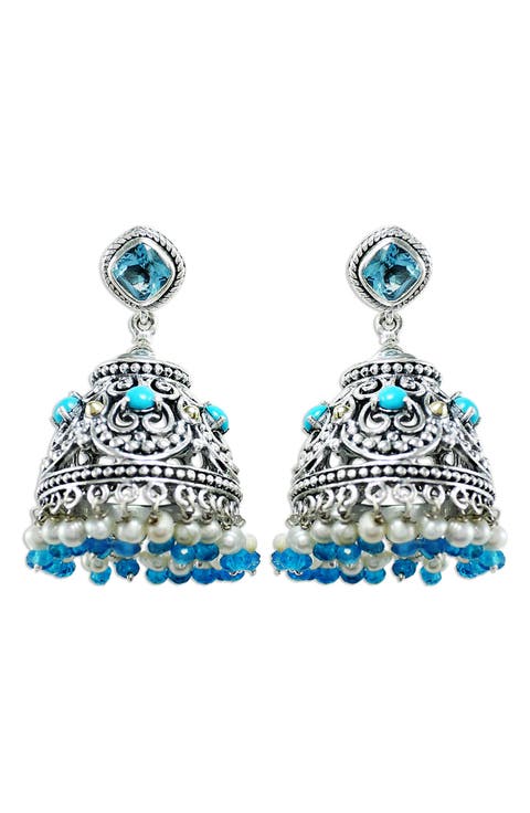 Sterling Silver Chandelier Earrings