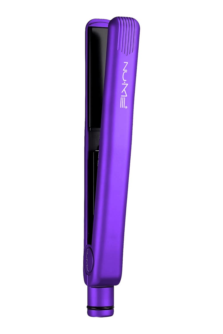 Fashionista Flat Iron 1-inch Tourmaline Hair Straightener, Main, color, Purple