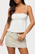 EDIKTED Gallie Tie Front Camisole