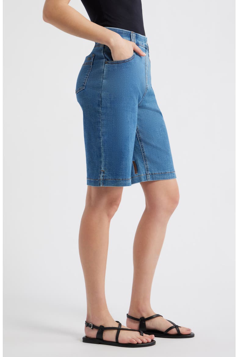 Mid Rise Bermuda Shorts, Alternate, color, CHAMBRAY