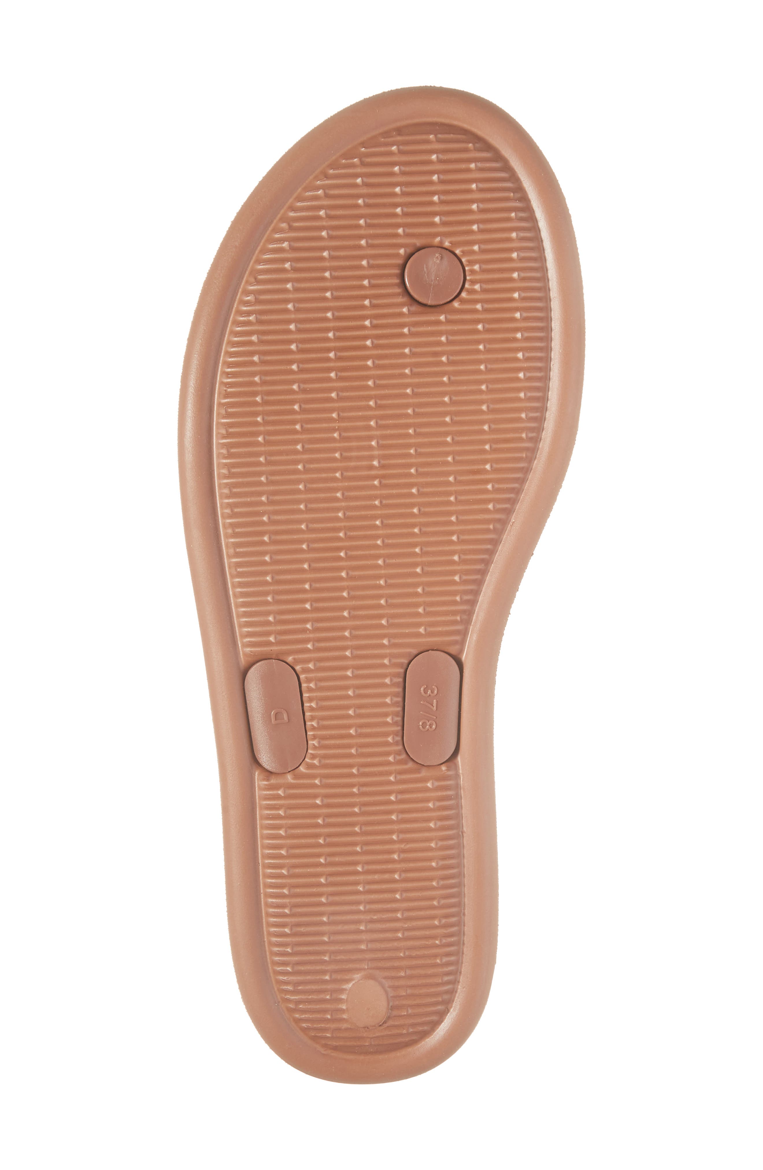 Puffed Up Flip Flop, Alternate, color, RUST