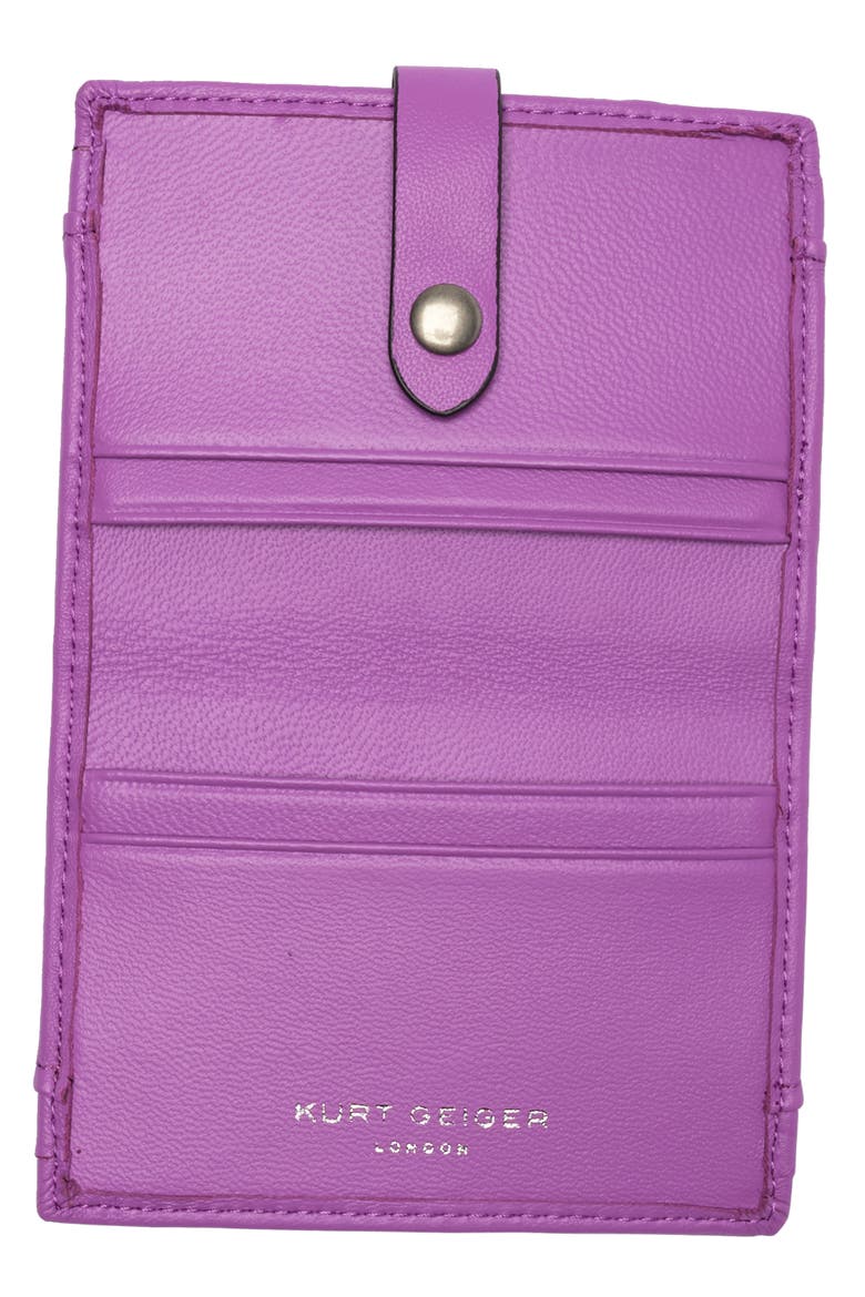 Leather Cardholder, Alternate, color, PURPLE