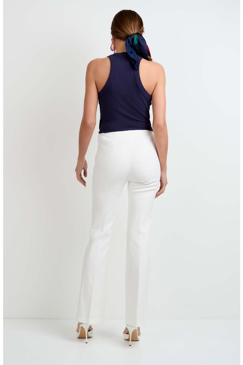 Jacoba Slim-Fit Bootcut Pants, Alternate, color, Whitewash